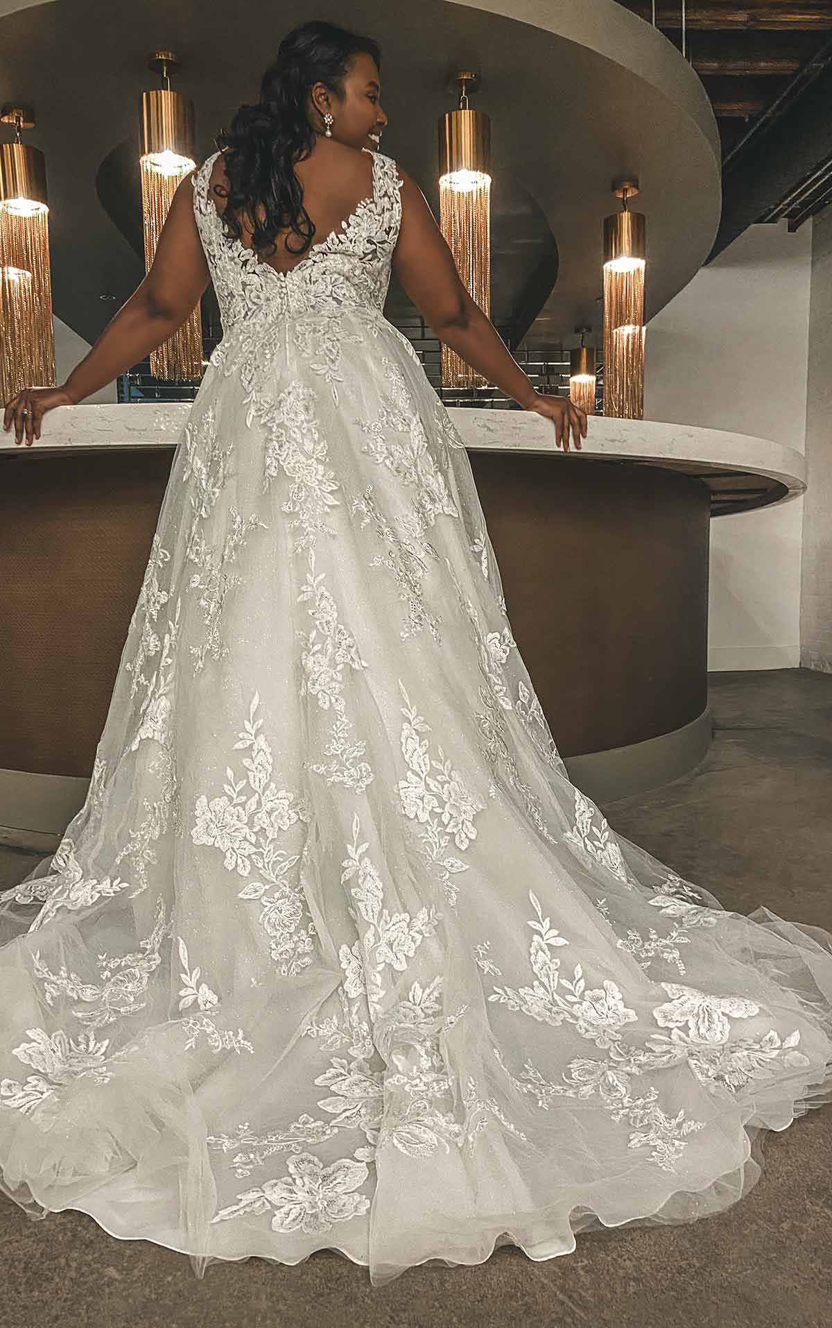 D3668 Wedding Dress by Essense of Australia ⋆ Precious Memories Bridal Shop
